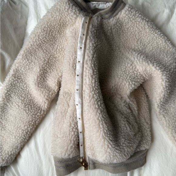 Cozy Cream Toddler Sherpa Jacket - Picture 1 of 4